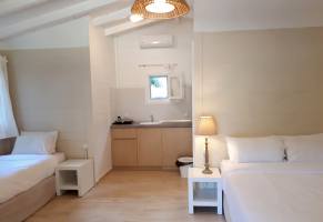 wooden bungalows interior